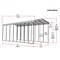 Arrow Storage Products Arrow Carport, 14x38x14, Eggshell CPH143814 - alternate 2